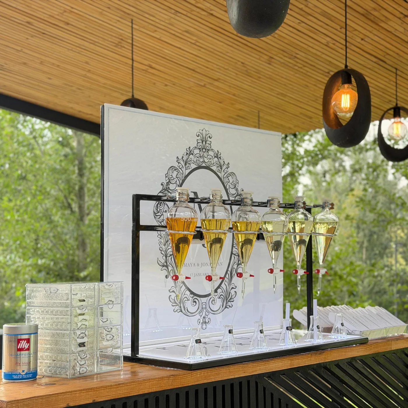 Perfume bar at a celebration